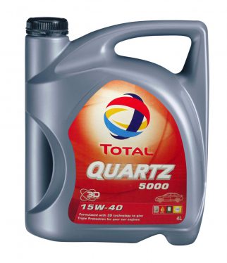 Total Quartz 5000 15W40 Oil in Sri Lanka 4L